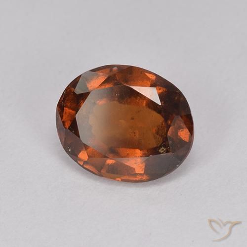Granato hessonite Arancio medio-scuro naturale da 2.14 ct, Ovale, VS