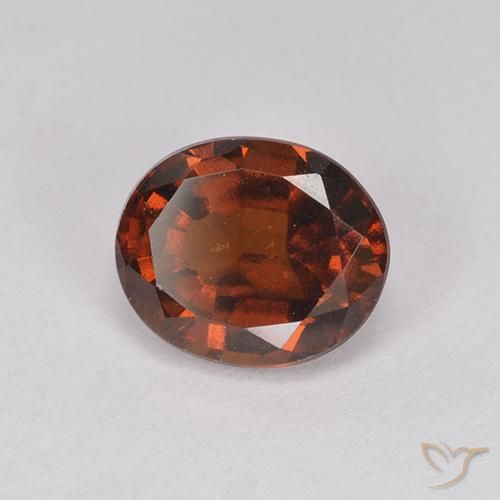 Granato hessonite Arancione Ambra naturale da 2.04 ct, Ovale, VS