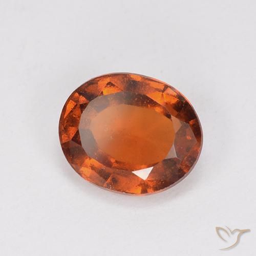 Granato hessonite Arancio Medio naturale da 2.28 ct, Ovale, VS