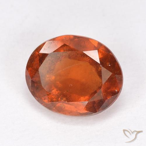 Granato hessonite Arancio Medio naturale da 2.12 ct, Ovale, VS-SI