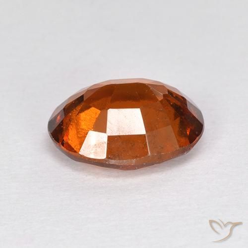 Granato hessonite Arancione scuro naturale da 2.06 ct, Ovale, VS-SI