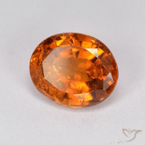 Granato hessonite Arancio medio-scuro naturale da 2.40 ct, Ovale, VS-SI