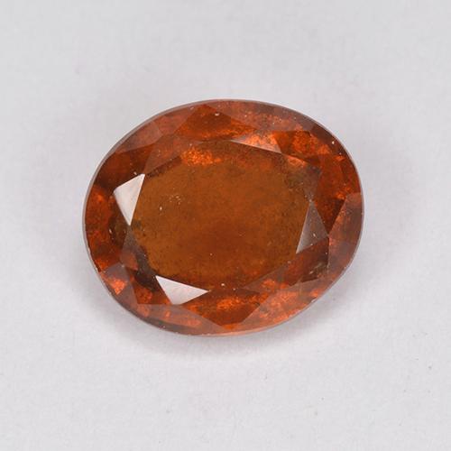Granato hessonite Arancione naturale da 1.93 ct, Taglio ovale, VS-SI