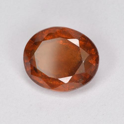 Granato hessonite Arancione naturale da 1.93 ct, Taglio ovale, VS-SI