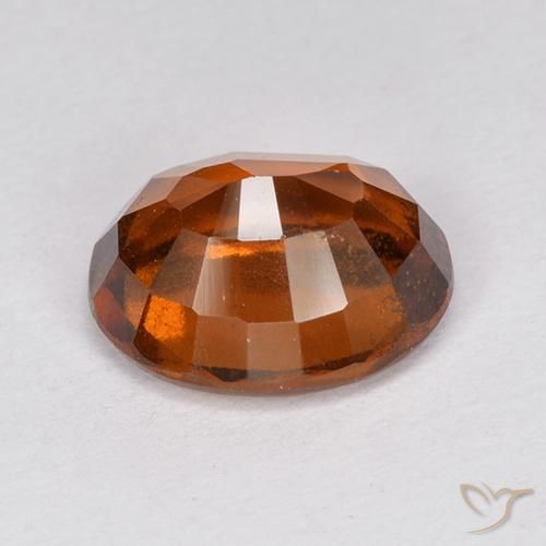 Granato hessonite Arancione scuro naturale da 2.74 ct, Ovale, VS-SI