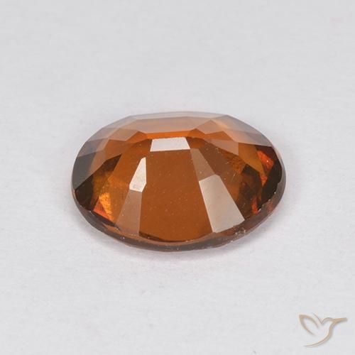 Granato hessonite Arancione rossastra naturale da 1.90 ct, Ovale, VS