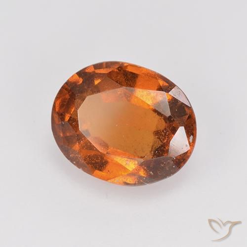 Granato hessonite Arancio medio-scuro naturale da 1.87 ct, Ovale, VS-SI