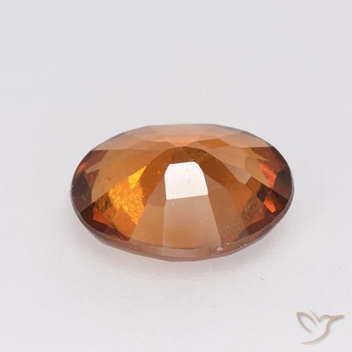 Granato hessonite Arancione scuro naturale da 2.45 ct, Ovale, VS