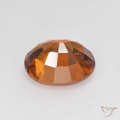 Granato hessonite Arancione scuro naturale da 2.39 ct, Ovale, VS