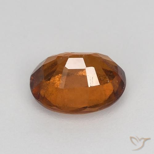 Granato hessonite Arancio medio-scuro naturale da 1.28 ct, Ovale, VS-SI