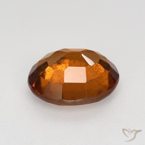 Granato hessonite Arancione rossastra naturale da 1.75 ct, Ovale, VS