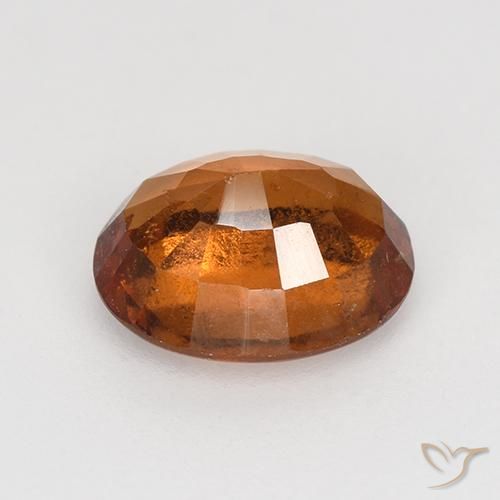 Granato hessonite Arancio Medio naturale da 1.76 ct, Ovale, VS-SI