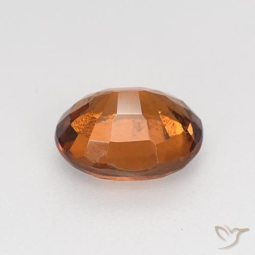 Granato hessonite Arancione scuro naturale da 1.48 ct, Ovale, VS