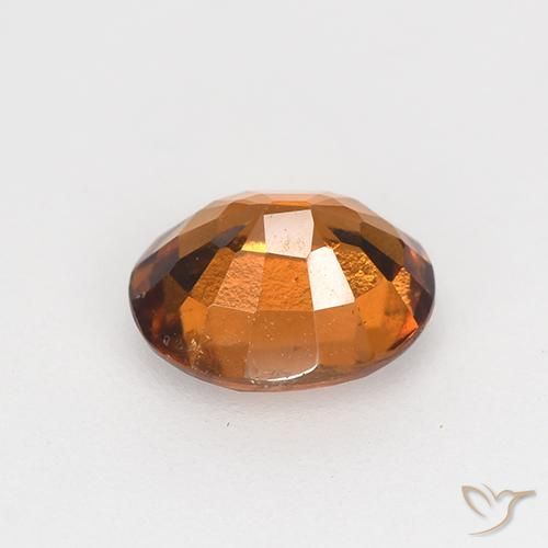 Granato hessonite Arancione scuro naturale da 1.26 ct, Ovale, VS