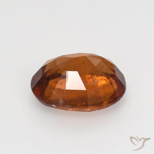 Granato hessonite Arancione rossastra naturale da 1.61 ct, Ovale, VS-SI
