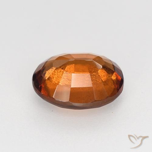 Granato hessonite Arancione Ambra naturale da 1.49 ct, Ovale, VVS-VS