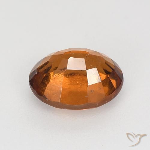 Granato hessonite Arancione scuro naturale da 1.74 ct, Ovale, VS