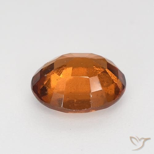 Granato hessonite Arancio medio-scuro naturale da 1.65 ct, Ovale, VS