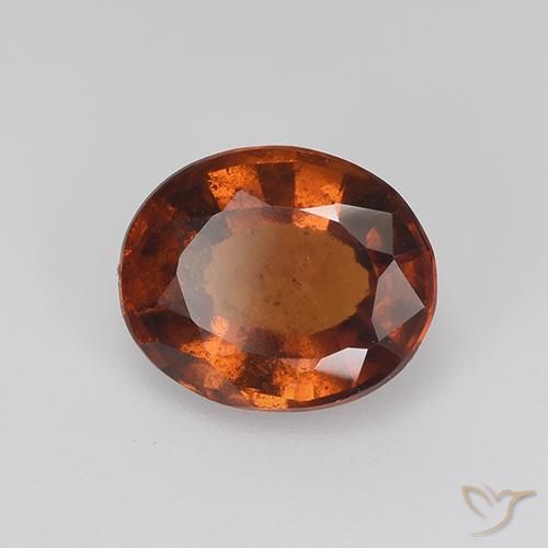 Granato hessonite Marrone rossastro naturale da 2.72 ct, Ovale, VS-SI