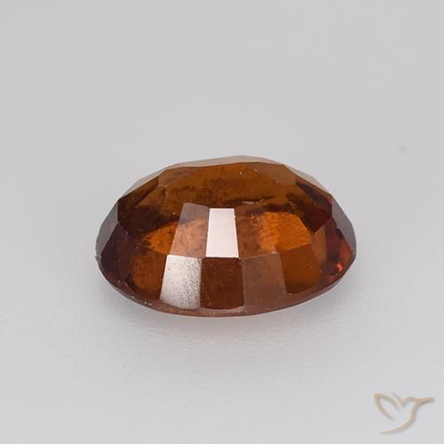 Granato hessonite Marrone rossastro naturale da 2.72 ct, Ovale, VS-SI