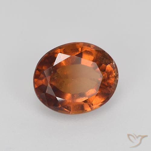 Granato hessonite Arancione scuro naturale da 2.04 ct, Ovale, VS