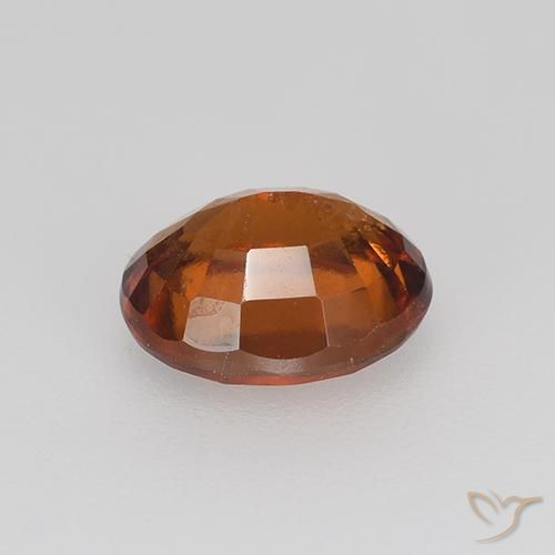 Granato hessonite Arancione scuro naturale da 2.04 ct, Ovale, VS