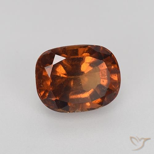 Granato hessonite Marrone aranciato naturale da 1.89 ct, Cuscino, VS