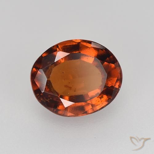 Granato hessonite Arancione Ambra naturale da 2.36 ct, Ovale, VS