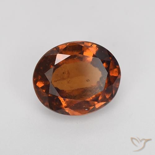 Granato hessonite Arancione Ambra naturale da 2.43 ct, Ovale, VS-SI