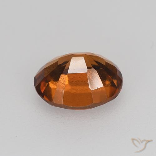 Granato hessonite Arancione scuro naturale da 1.75 ct, Ovale, VVS-VS