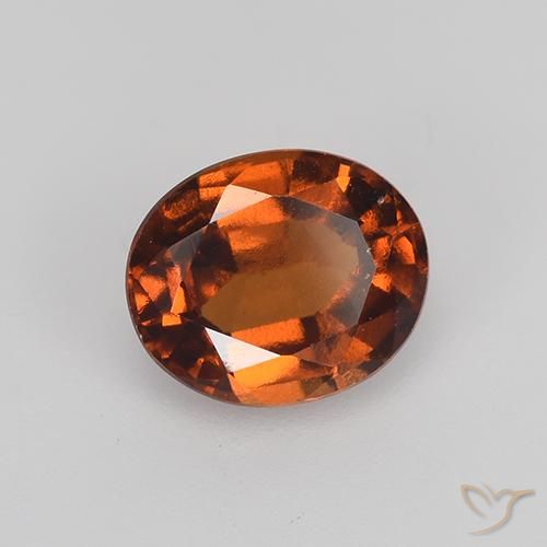 Granato hessonite Arancione Ambra naturale da 1.83 ct, Ovale, VVS-VS