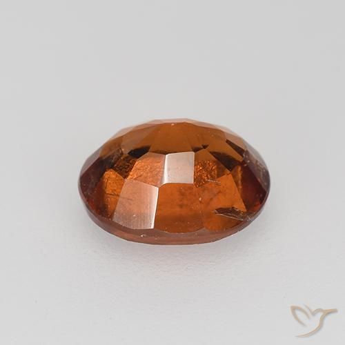 Granato hessonite Arancione scuro naturale da 1.90 ct, Ovale, VS-SI