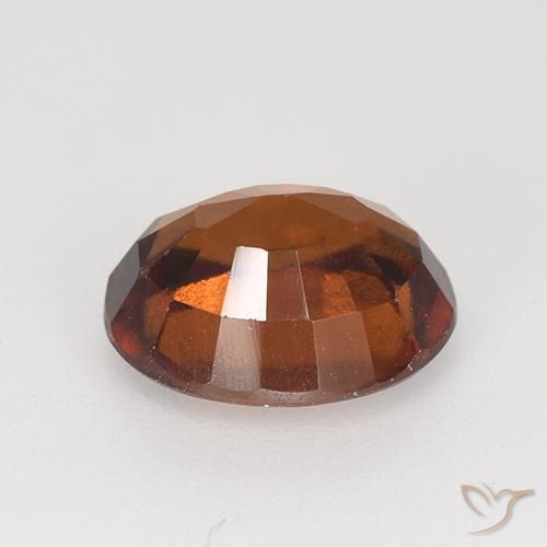 Granato hessonite Arancione rossastra naturale da 2.87 ct, Ovale, VS