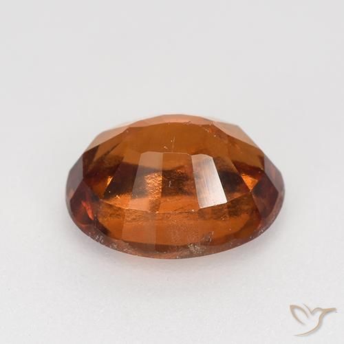 Granato hessonite Arancione rossastra naturale da 2.09 ct, Ovale, VS-SI