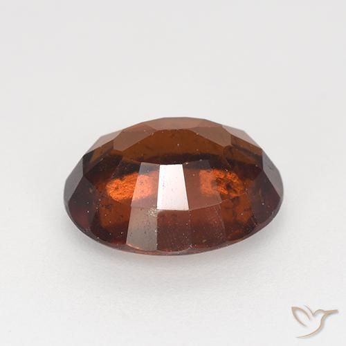Granato hessonite Rosso scuro naturale da 2.44 ct, Ovale, VS-SI