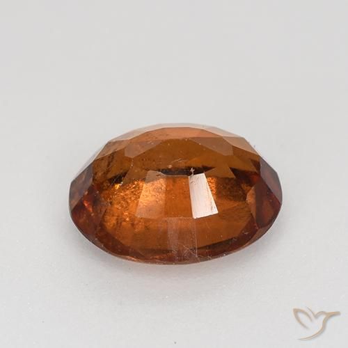 Granato hessonite Arancione Ambra naturale da 1.76 ct, Ovale, VS-SI