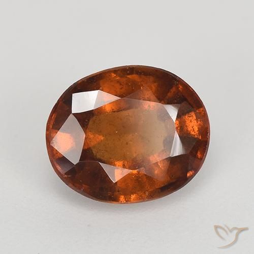Granato hessonite Arancione Ambra naturale da 2.21 ct, Ovale, VS-SI
