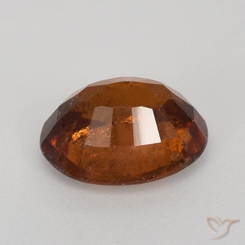 Granato hessonite Arancione scuro naturale da 2.73 ct, Ovale, VS-SI