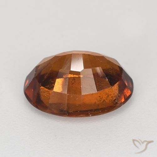 Granato hessonite Arancione scuro naturale da 2.37 ct, Ovale, VS-SI