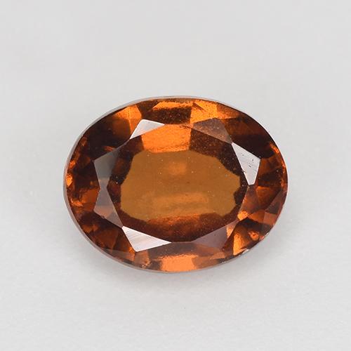 Granato essonite naturale arancione da 1,50 ct, taglio ovale, VS