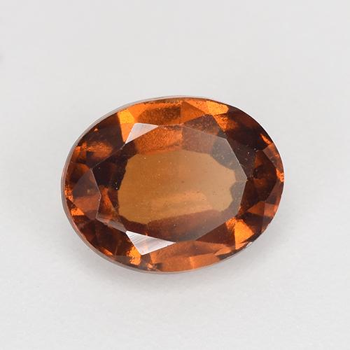 Granato essonite naturale arancione da 1,50 ct, taglio ovale, VS
