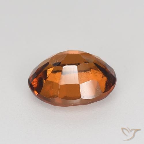 Granato hessonite Arancio medio-scuro naturale da 1.48 ct, Ovale, VS