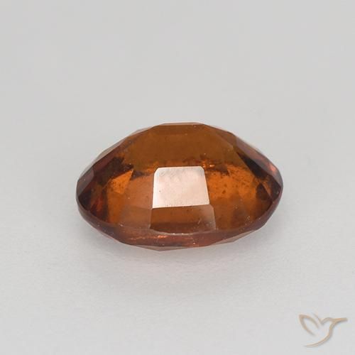 Granato hessonite Arancione scuro naturale da 1.40 ct, Ovale, VS