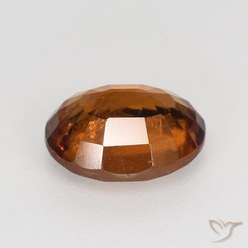 Granato hessonite Arancio Medio naturale da 1.63 ct, Ovale, VS