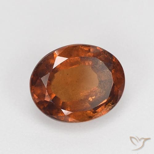 Granato hessonite Arancione Ambra naturale da 2.08 ct, Ovale, VS-SI