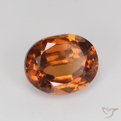 Granato hessonite Arancione scuro naturale da 2.07 ct, Ovale, VS-SI