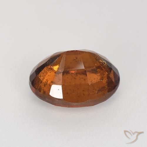 Granato hessonite Arancione scuro naturale da 2.27 ct, Ovale, VS-SI