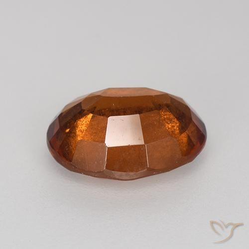 Granato hessonite Arancione rossastra naturale da 2.37 ct, Ovale, VS-SI