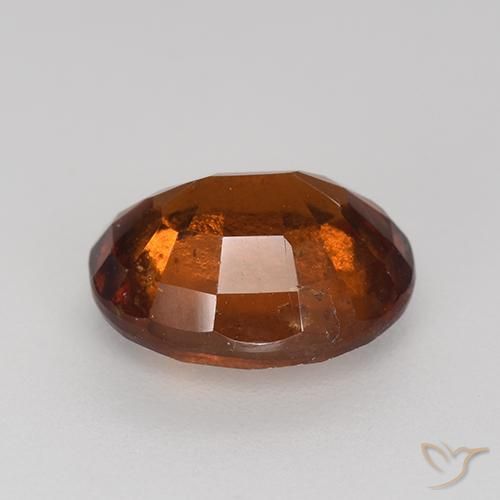 Granato hessonite Arancione scuro naturale da 2.83 ct, Ovale, VS-SI