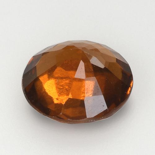 Granato essonite naturale arancione da 2,08 ct, taglio rotondo, VS